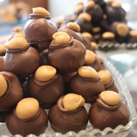 Pile of buckeye candies